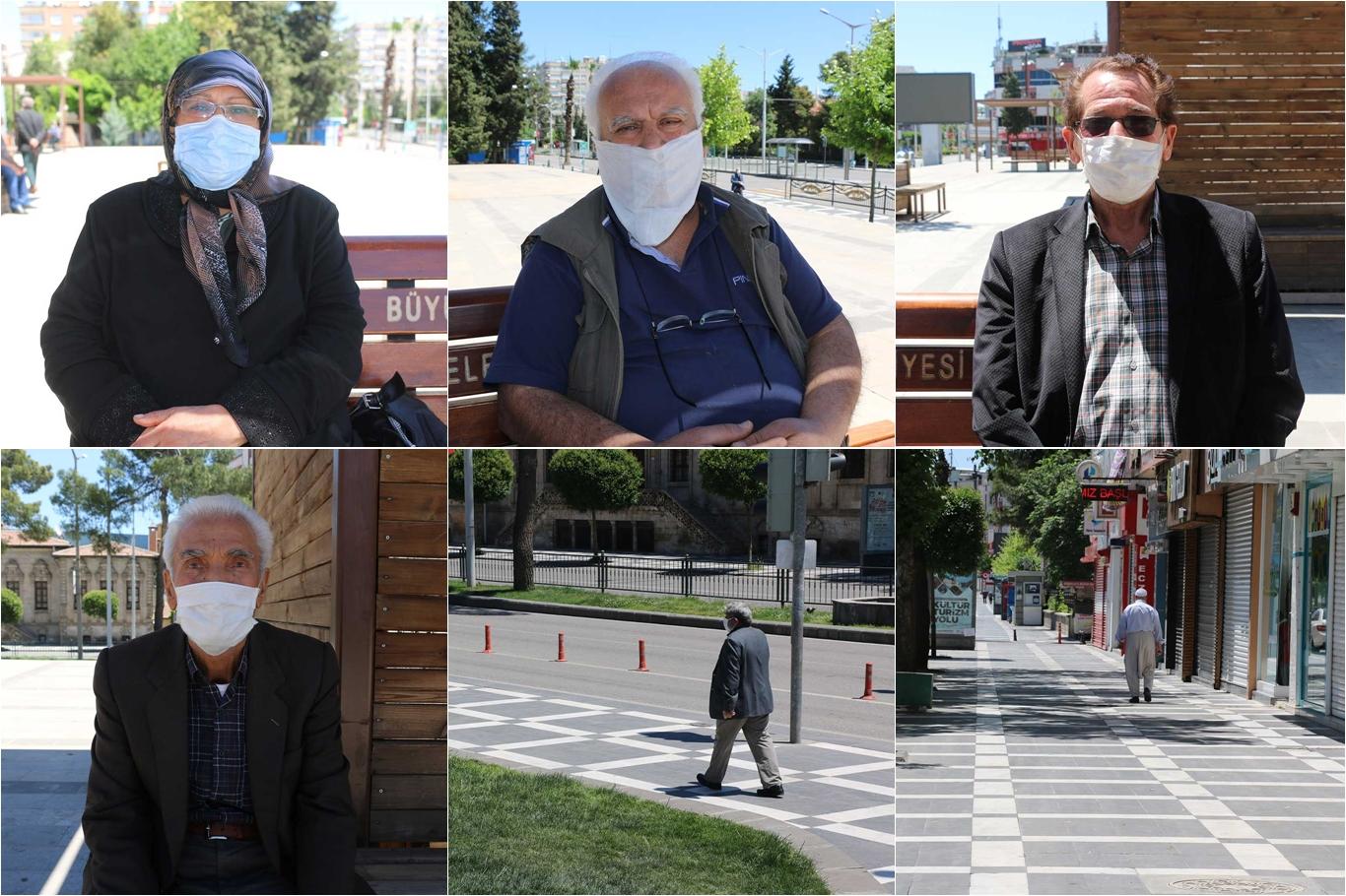 Şanlıurfa’da 65 yaş ve üzeri vatandaşlar sokağa çıkma izninden memnun kalmadı Şanlıurfa’da 65 yaş ve üzeri vatandaşlar sokağa çıkma izninden memnun kalmadı